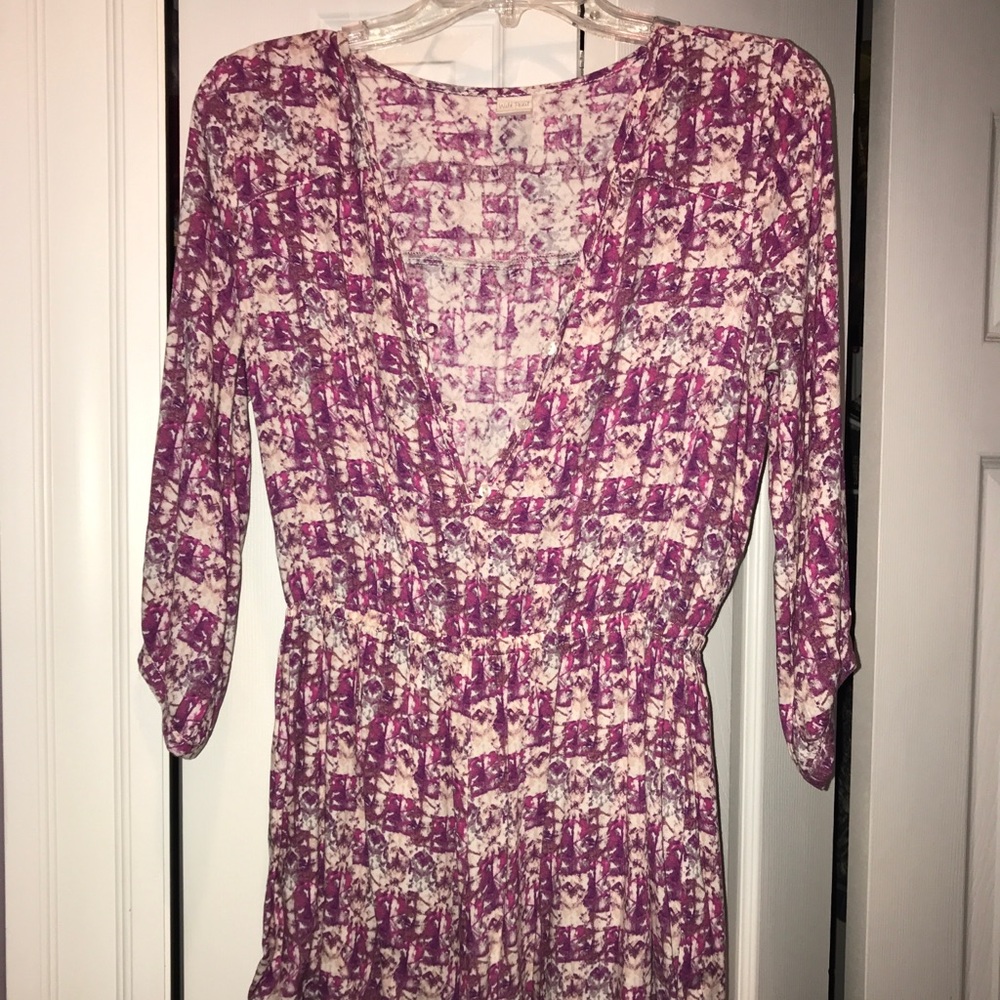 Quarter sleeve romper
